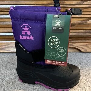 Kamik Rocket Purple -40°F Winter Boots Toddler Girl Size 8 NWT